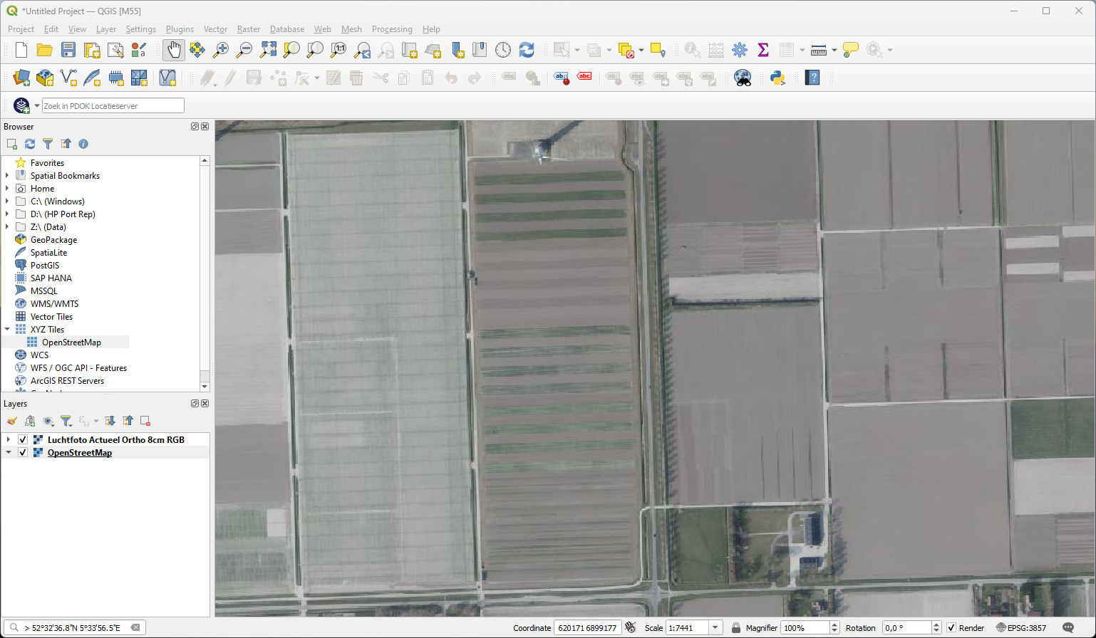 4. Add RGB and Infrared aerial photographs | Tutorial: Open Data for ...