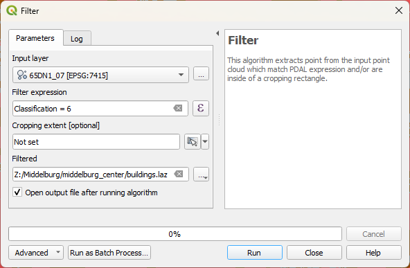 Tutorial: Filter Point Clouds | OCWGIS
