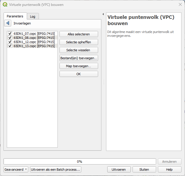 Tutorial: Virtual Point Clouds (VPC) maken en gebruiken: Een Virtual ...