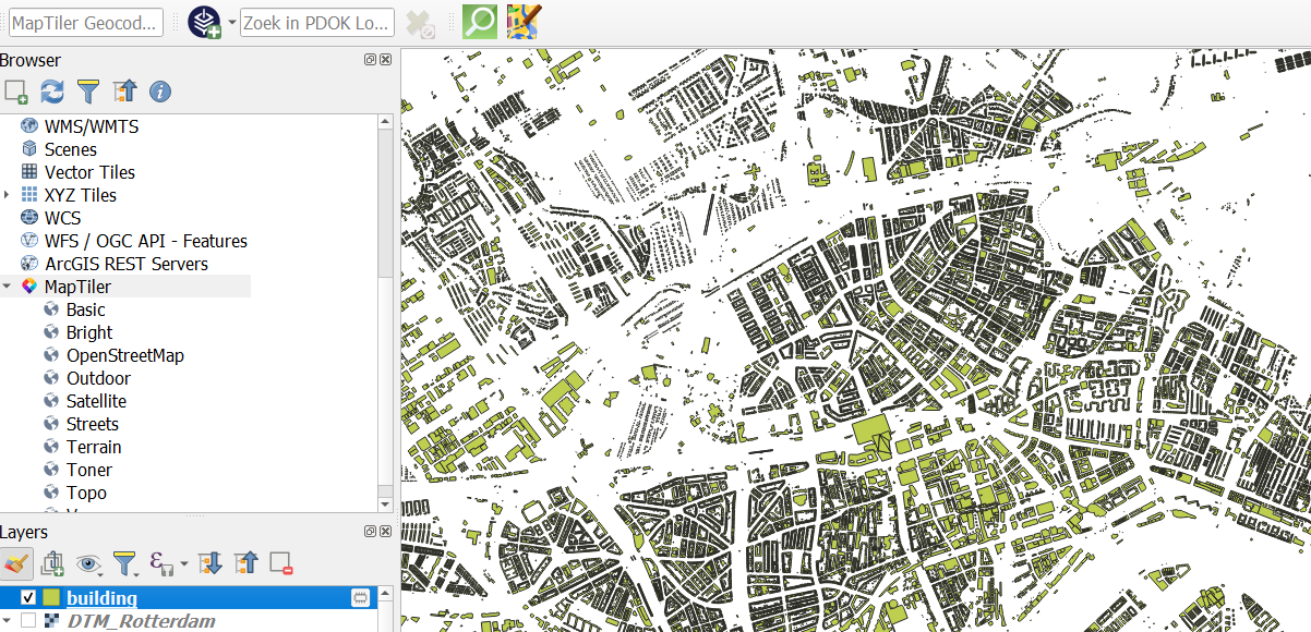 Prepare a basemap: Download buildings | OCWGIS
