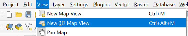 New 3D Map View in the Menu