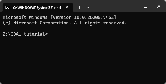 2. Using the OSGeo4W Shell | Tutorial: Introduction to GDAL | OCWGIS