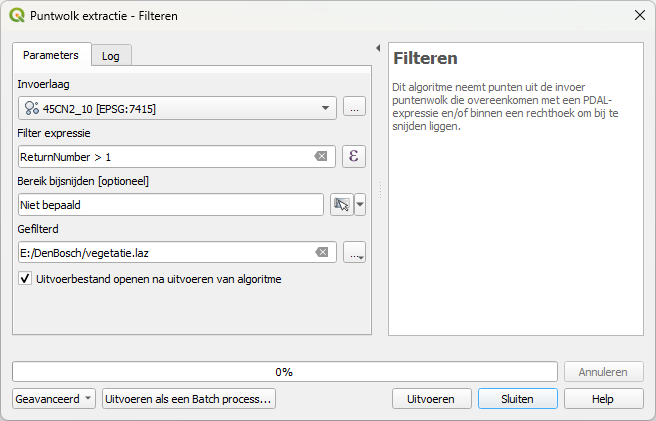 Tutorial: Puntenwolken filteren | OCWGIS