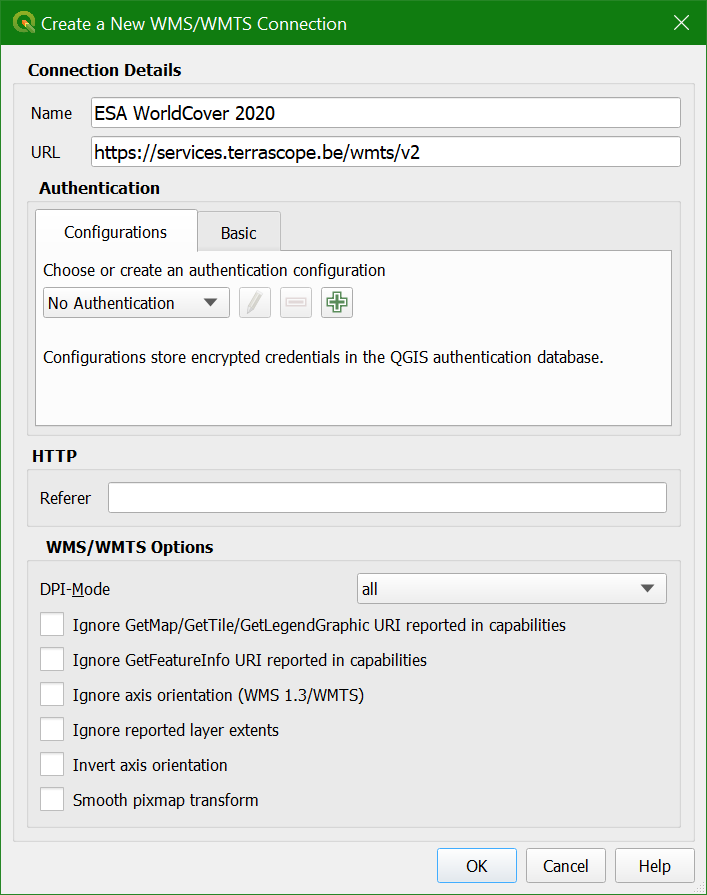 Create WMST connection