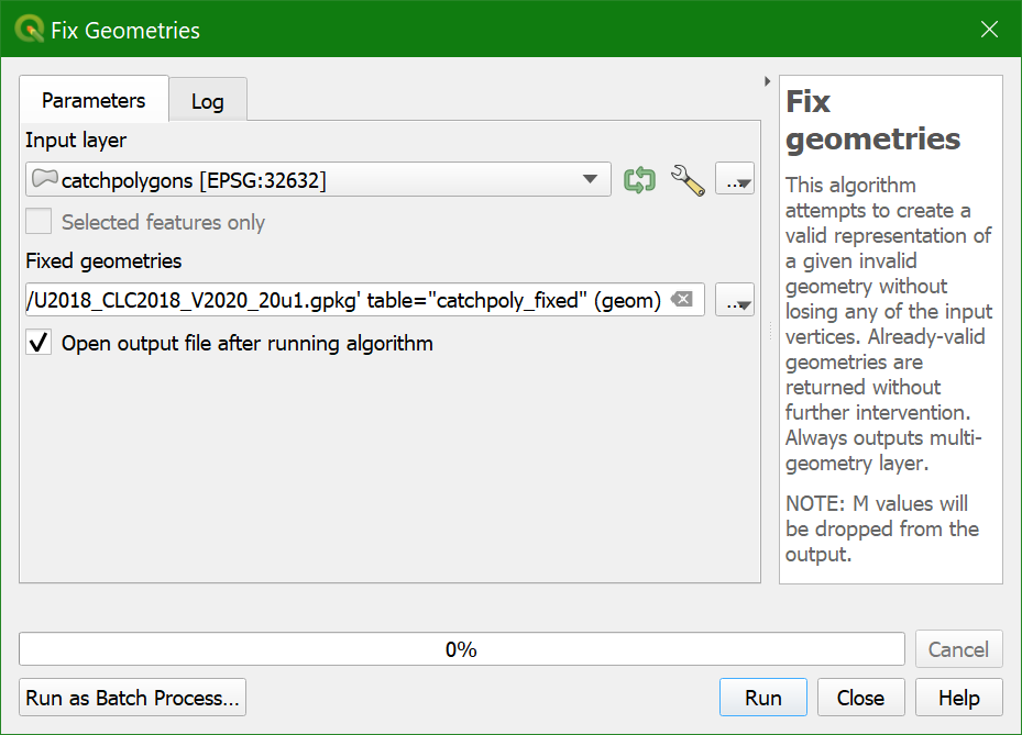 Fix Geometries