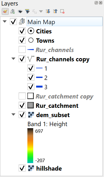 Main Map Layers Grouped