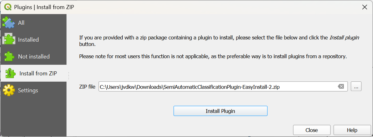 5.1. Install the SCP Plugin | Tutorial: Remote Sensing Image ...