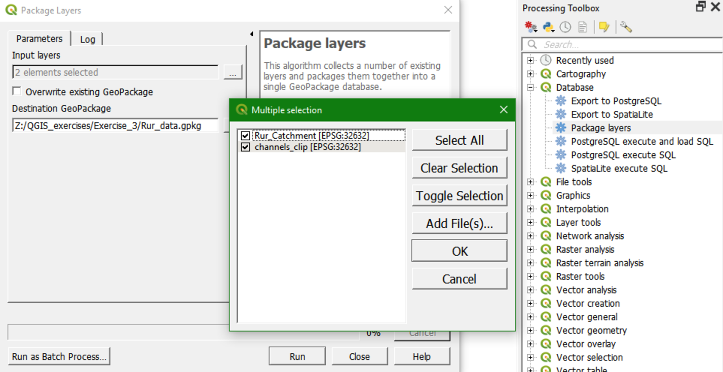 package layers