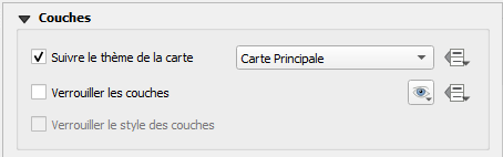 suivre le thème de la carte
