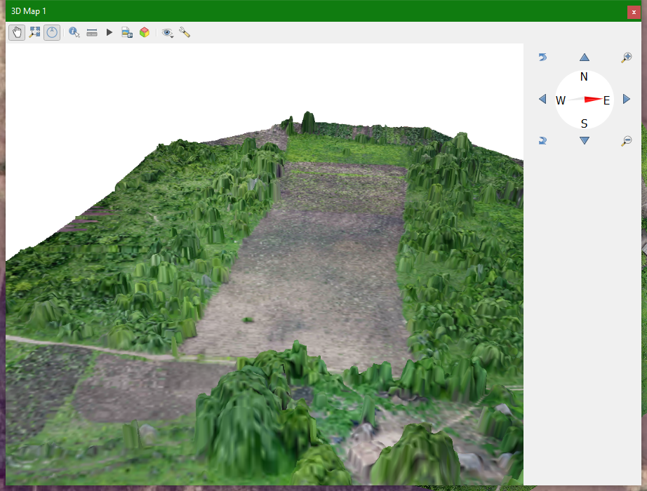 Tutorial: WebODM: Observa la vista 3D en QGIS